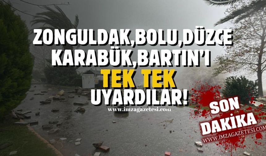 Bolu ve Düzce, Zonguldak, Karabük ve Bartın'a sel ve taşkın uyarısı!