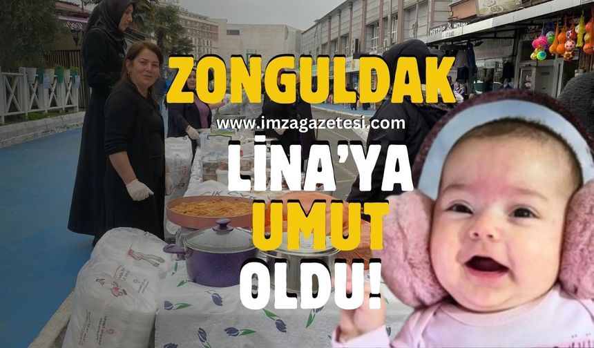 Zonguldak halkı Eslem Lina’ya umut oldu!