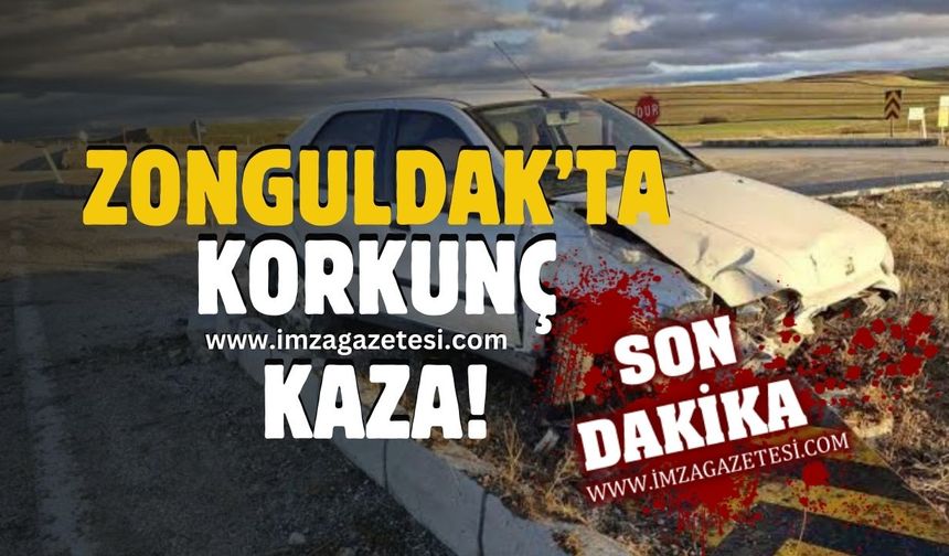 Zonguldak’ta korkunç kaza! Gencecik bir can soldu
