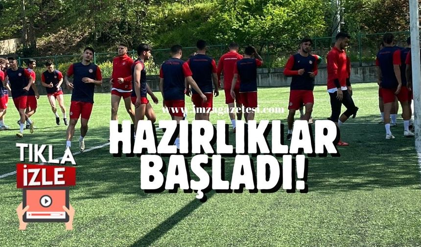 Zonguldak Kömürspor, Serik Belediyespor hazırlıklarına başladı!
