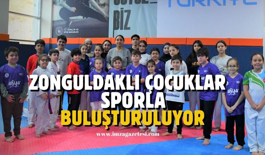 Ücretsiz spor etkinliği Zonguldaklı çocuklar sporla buluşturuluyor...