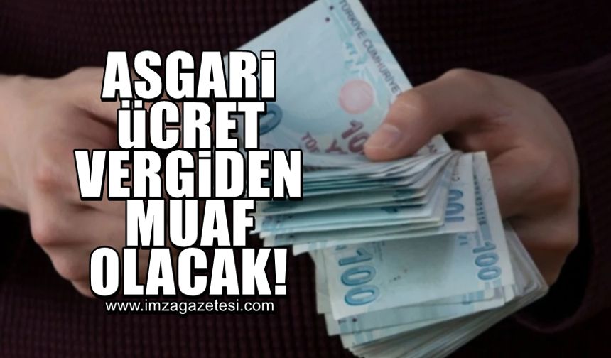 Hazine ve Maliye Bakanı Mehmet Şimşek açıkladı! Asgari ücrete vergi muafiyeti...