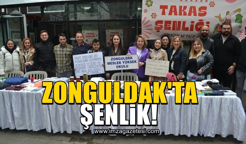 ZMYO ve Zonguldak Kent Konseyi İş Birliğiyle Takas Şenliği Etkinliği Düzenlendi