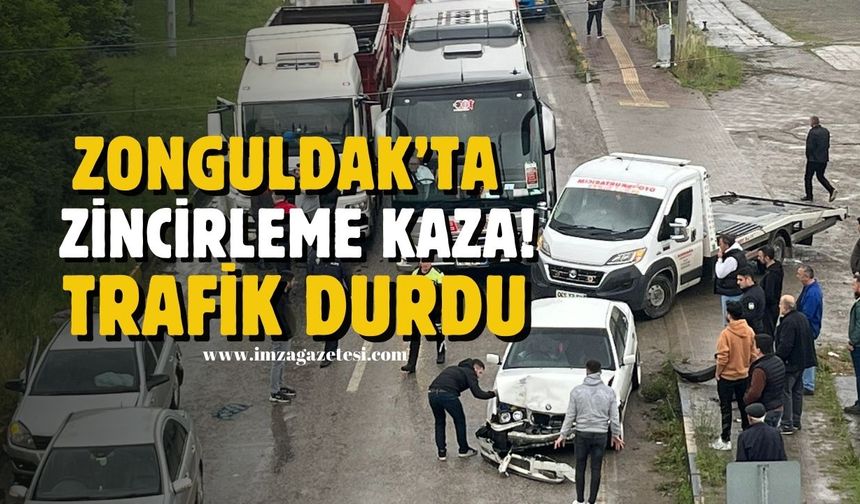 Zonguldak'ta zincirleme trafik kazası! Ortalık savaş alanına döndü