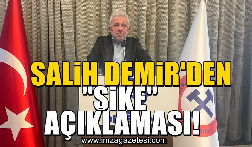 Zonguldak Kömürspor Kulüp Başkanı Salih Demir, "Şike iddiası demiyorum yüzde yüz şike var diyorum"