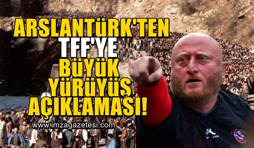 Zonguldak Kömürspor tribün lideri Taner Arslantürk’ten "TFF'ye Büyük yürüyüş" açıklaması!