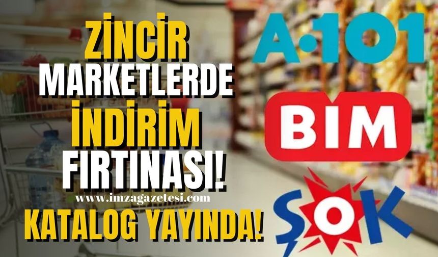 A101, ŞOK, BİM...Zincir marketlerde indirim fırtınası...Sizin tercihiniz hangisi?