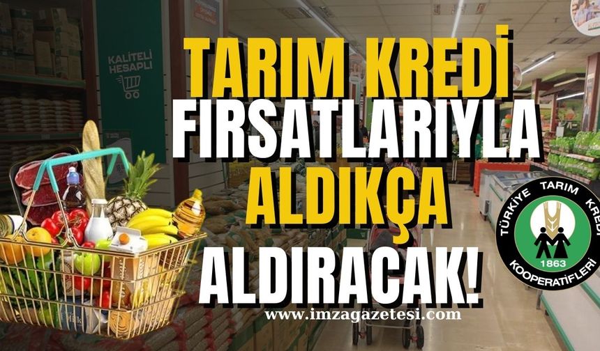 Aldıkça Aldıran Ürünler 28 Ağustos-6 Eylül tarihlerinde Eylül fırsatlarıyla Tarım Kredi'de...