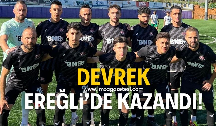 Devrek Belediyespor, Kdz.Ereğli Çiğdemlispor'u 3 golle geçti!