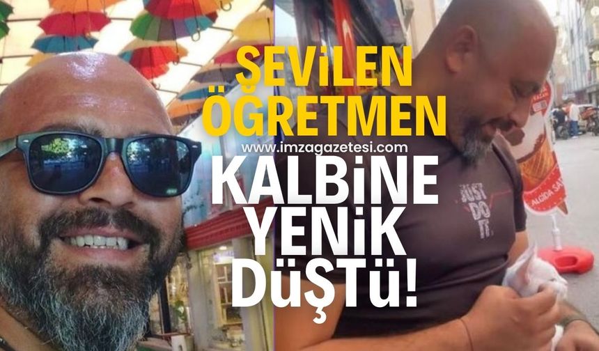 Genç öğretmen Mustafa Sarı kalbine yenik düştü!