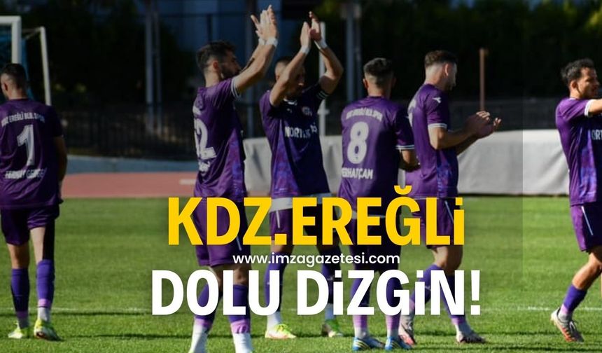 Hacettepe 1945 SK'yı 2-1 mağlup eden Kdz.Ereğli Belediyespor, dolu dizgin!