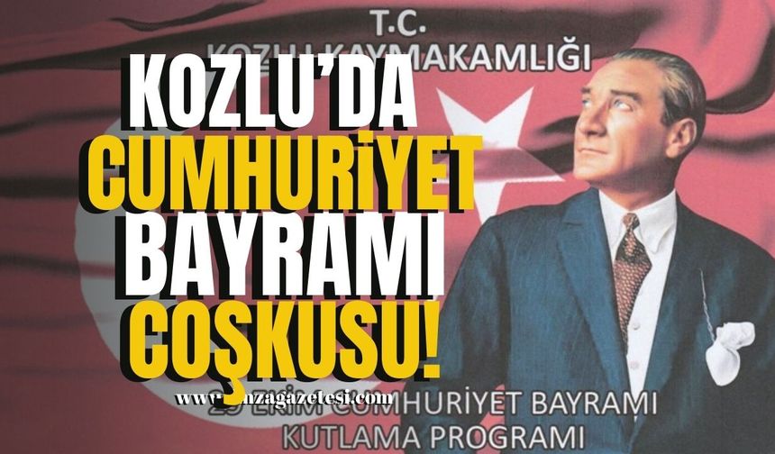 Kozlu’da 29 Ekim Cumhuriyet Bayramı Coşkusu!