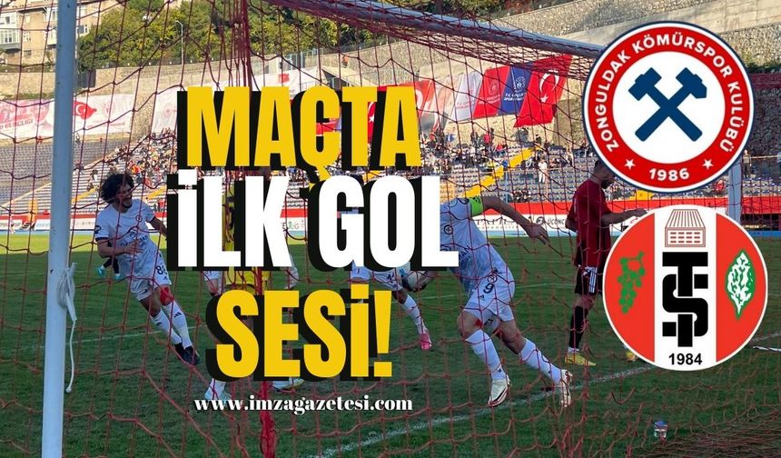 Zonguldakspor-Turgutluspor maçında ilk gol sesi!