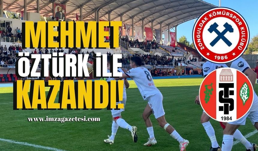 Zonguldakspor, Mehmet Gürkan Öztürk’le kazandı!