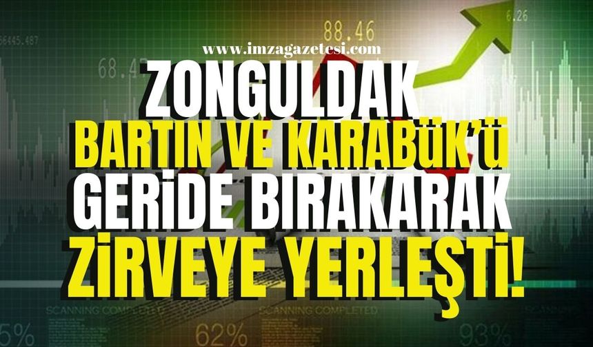 Zonguldak Zirveye Yerleşti! Komşuları Karabük ve Bartın'ı Geride Bıraktı!