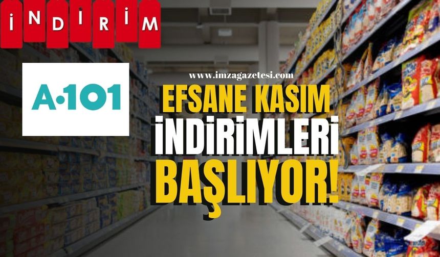 A-101'de efsane kasım indirimleri başlıyor! Karavan, Motosiklet ve Ev İhtiyaçlarında Büyük Fırsatlar!