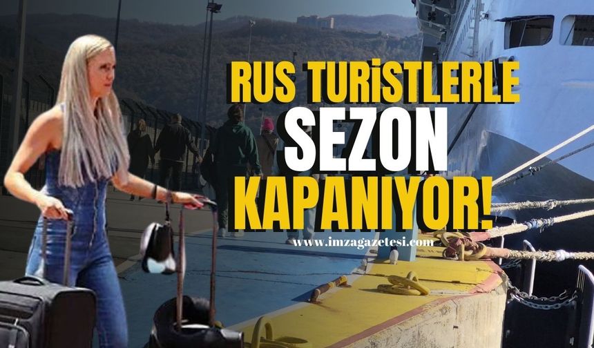 Amasra'da rus turistlerle sezon kapanıyor!