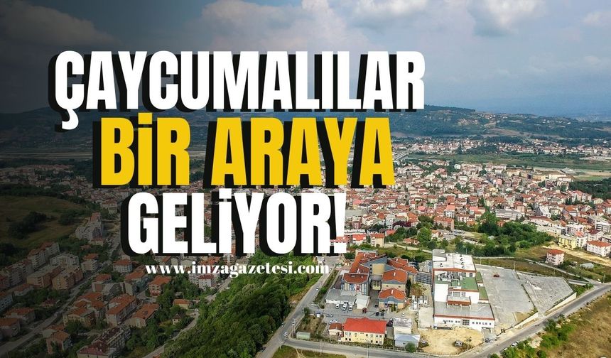 Çaycumalılar 18 Aralık'ta bir araya geliyor! | Çaycuma Haber