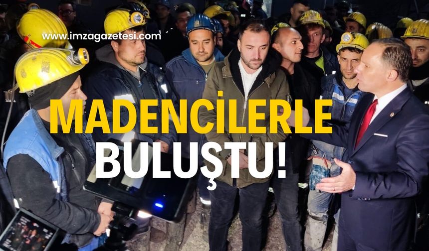 Deniz Yavuzyılmaz madencilerle buluştu!