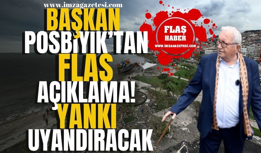 Ereğli Belediye Başkanı Halil Posbıyık'tan flaş açıklama! Yankı uyandıracak sözler...