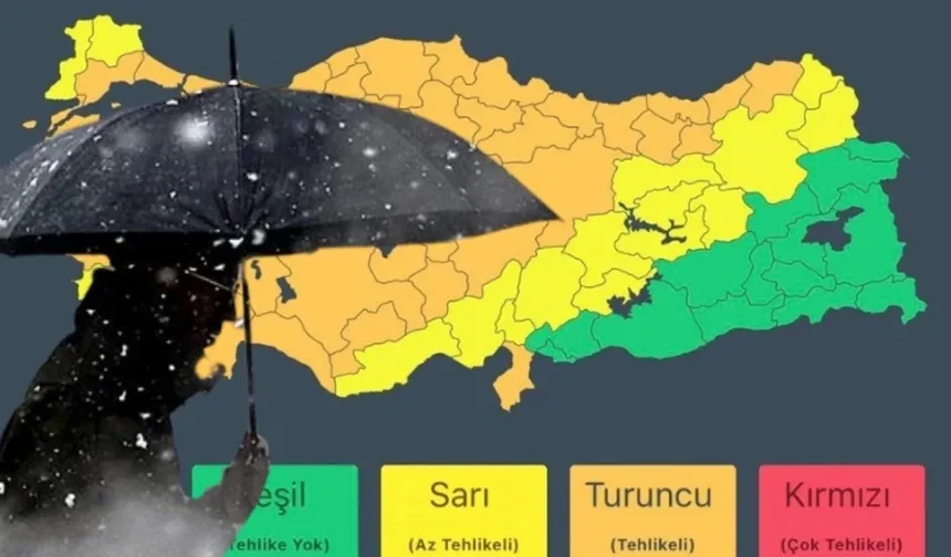 Meteoroloji Genel Müdürlüğü, Türkiye genelinde hava sıcaklıklarının mevsim normallerinin üzerinde seyredeceğini, bazı illerde ise lodos ve sağanak olacağını açıkladı. 
