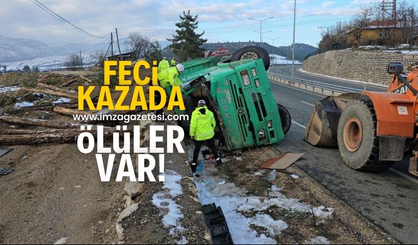 Karabük-Bartın yolunda feci kaza! Ölüler var