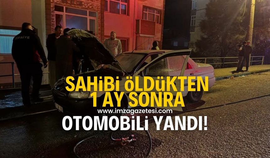 Sahibi öldükten 1 ay sonra alevlere teslim oldu