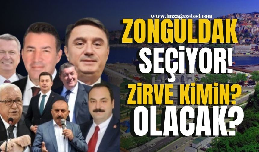 Zonguldak'ın En Başarılı Belediye Başkanı Anketinde Kıyasıya Rekabet Devam Ediyor...