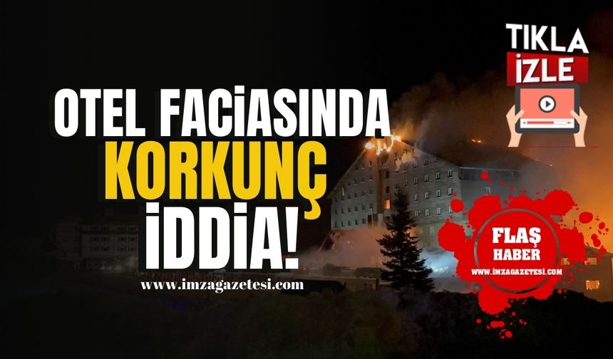 Grand Kartal Otel faciasında korkunç iddia! | Bolu Haberleri