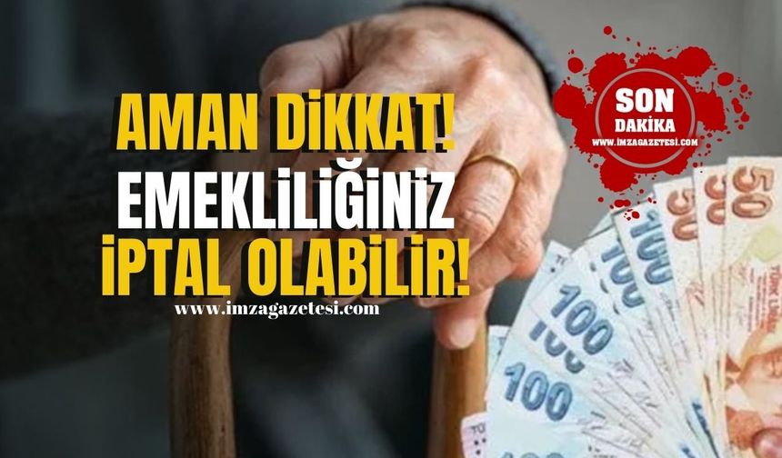 SGK’dan Emeklilere Tebligat Şoku! Usulsüzlük İncelemeleri Başladı...