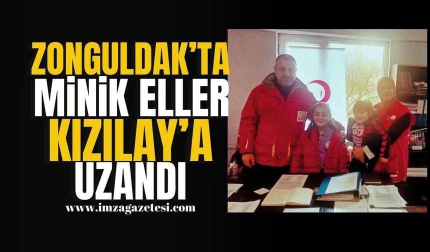 Zonguldak'ta Minik Eller Kızılay’a Uzandı... | Zonguldak Haber