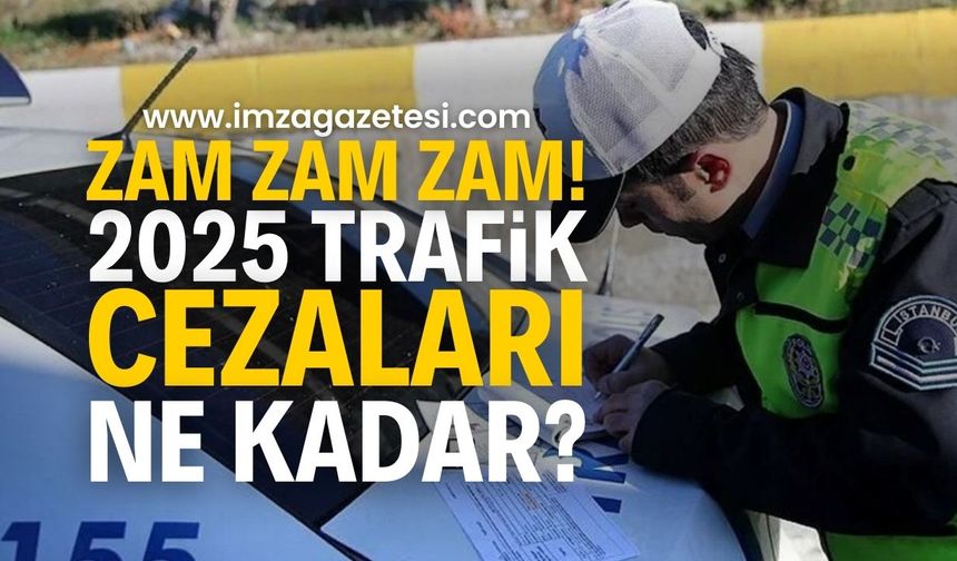 2025 Trafik Cezaları Açıklandı: İşte Yeni Zamlı Tarifeler | Gündem haber