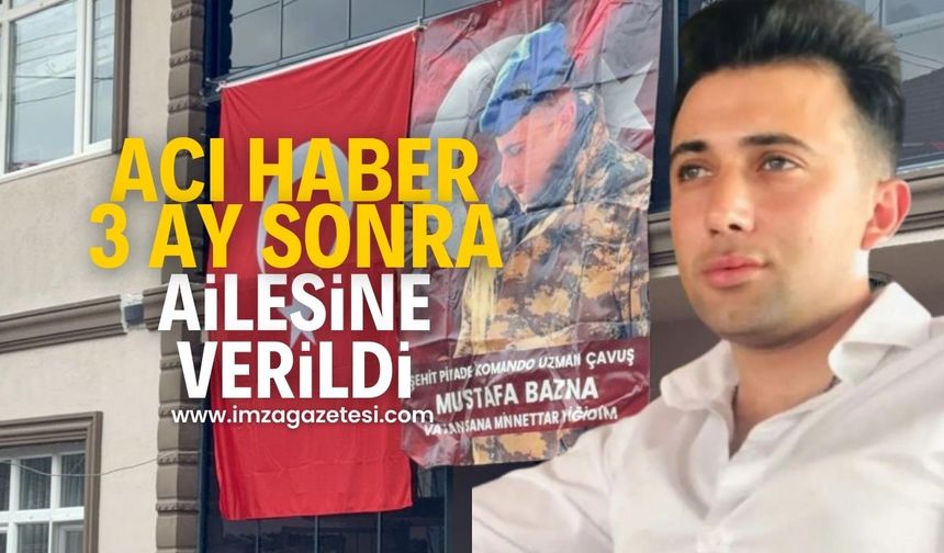 Şehit Mustafa Bazna'nın naaşına 3 ay sonra ulaşıldı! Acı haber ailesine verildi