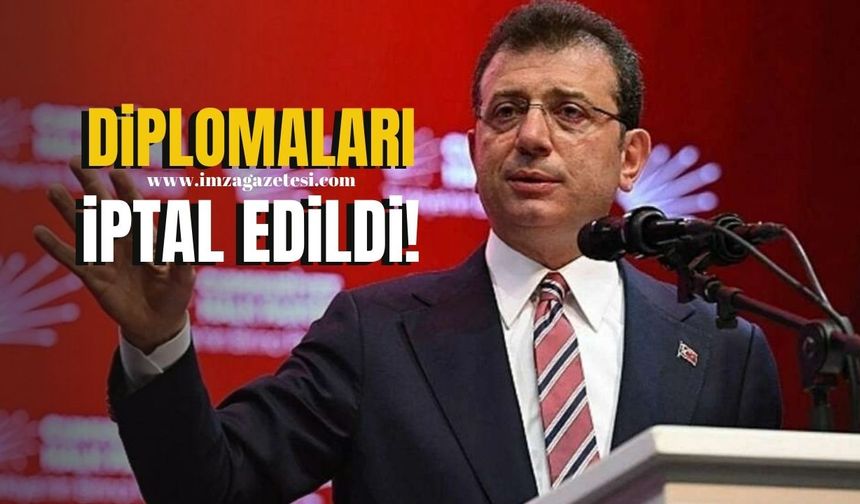 İstanbul Üniversitesi, İmamoğlu ile Birlikte 27 Kişinin Diplomasını İptal Etti!