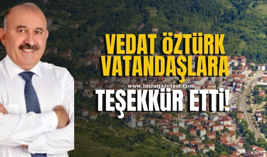 Gökçebey Belediye Başkanı Vedat Öztürk, "3 dönemdir adil ve şeffaf yönetim anlayışıyla hizmete devam ediyoruz"