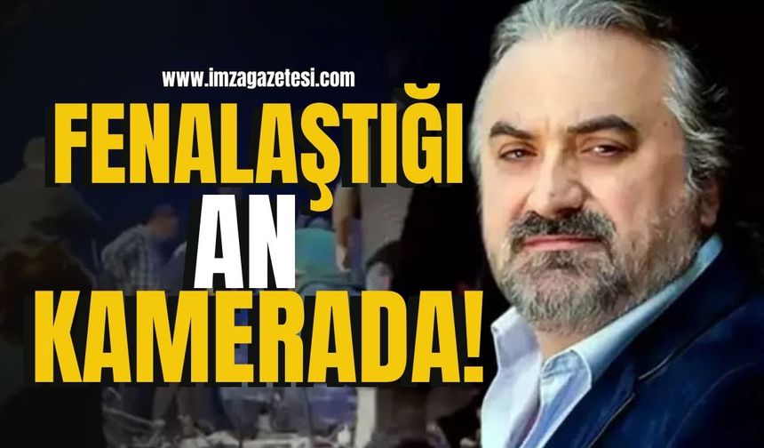 Ünlü sanatçı Volkan Konak’ın fenalaştığı an kameraya yansıdı!