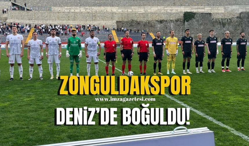 Zonguldakspor zirve yarışından koptu!