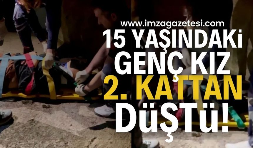 15 yaşındaki genç kız ikinci kattan aşağı düştü | Bartın haber