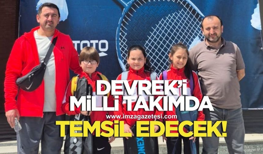 Devrek'i Milli Takım'da temsil edecek