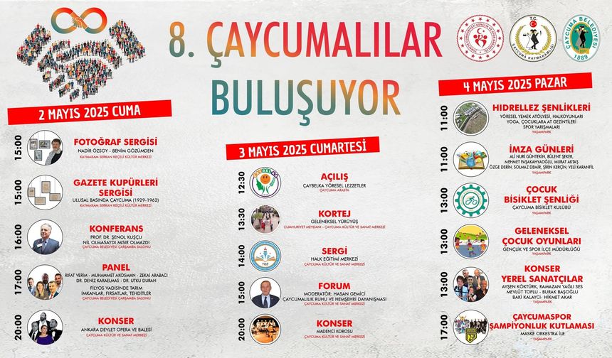 Çaycuma'da Kültür, Spor ve Eğlence Dolu Bir Hafta…