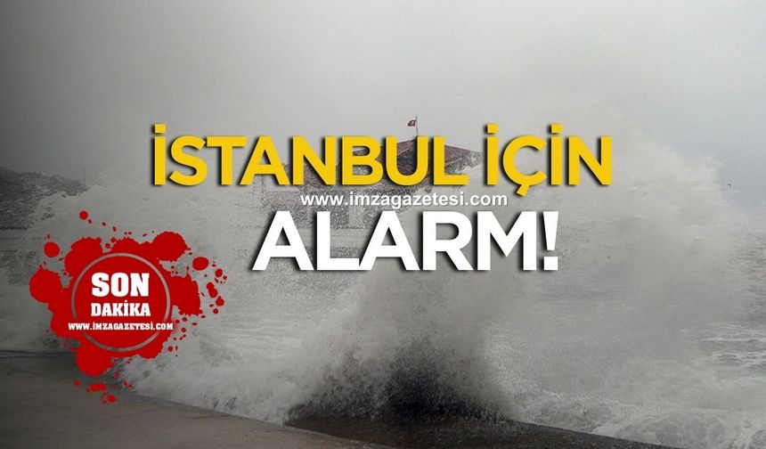 İstanbul’da Alarm! AKOM Vatandaşları Uyardı...