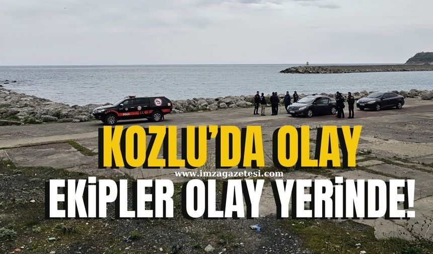 Kozlu’da olay! Ekipler olay yerinde