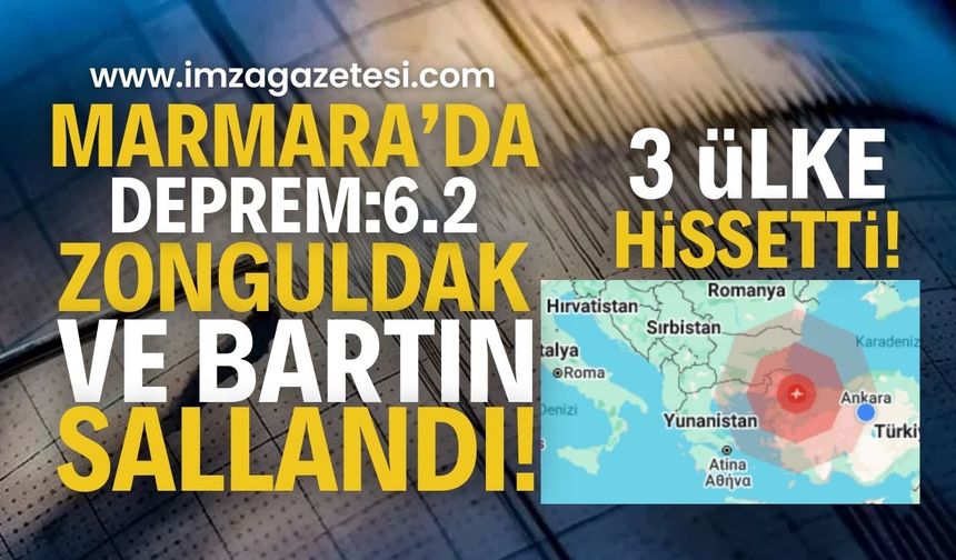 Marmara Denizi'nde Deprem: Zonguldak ve Bartın Sallandı! | Son Dakika
