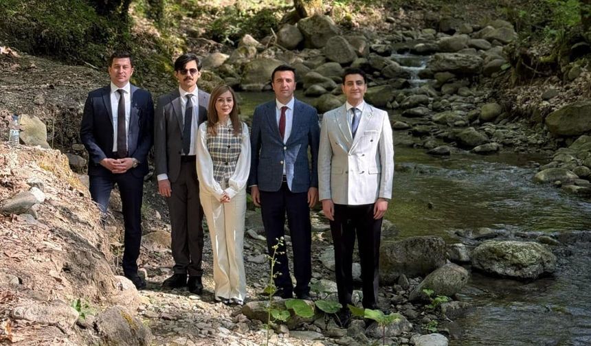 Doğa harikası Süzek Kanyonu büyüledi! Kilimli heyeti, Gökçebey’in gizli cennetini yerinde gördü