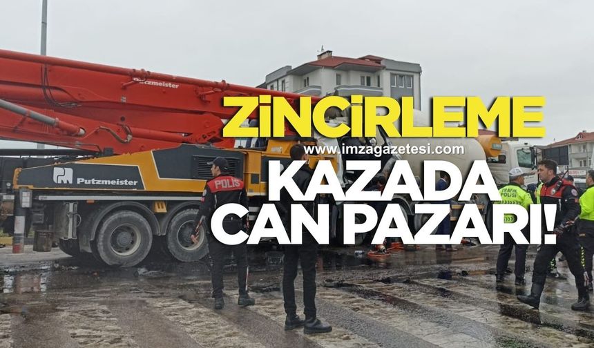 Zincirleme kazada 8 kişi yaralandı