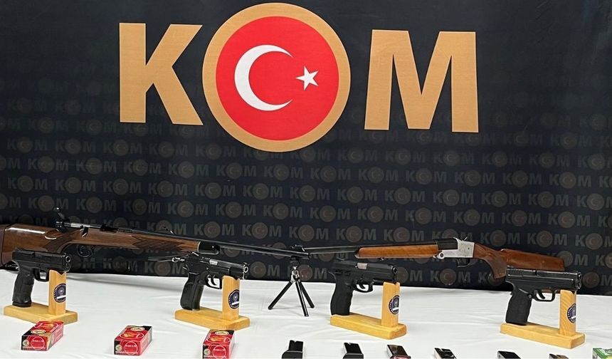 Kastamonu'da silah operasyonu: 4 gözaltı