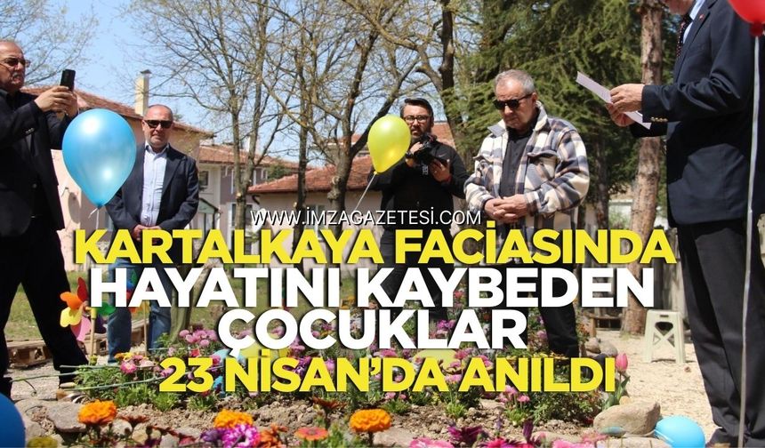 Kartalkaya Faciasında Yitirilen Çocuklara Hüzünlü 23 Nisan: Balonlarla, Çiçeklerle ve Gözyaşlarıyla Anıldılar