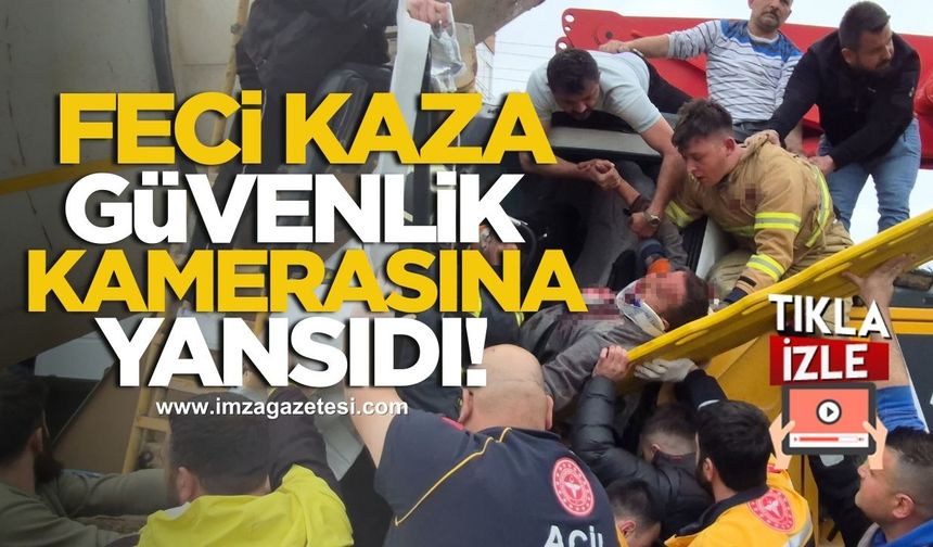 Feci kazanın güvenlik kamerası görüntüleri!