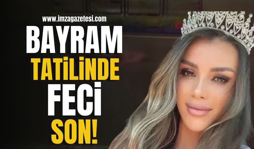 Sahil yolunda feci son!