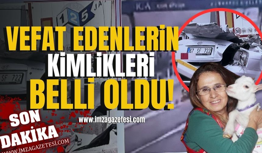 Pendik’teki kazada vefat eden Zonguldak plakalı aracın içindekilerin kimlikleri belli oldu!